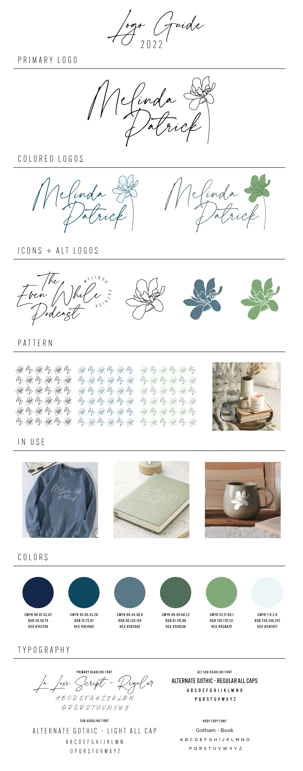 Melinda Patrick Logo Guide